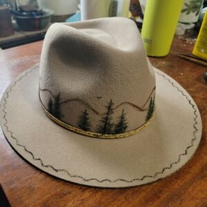 Brixton Beige and Brown Felt Hat